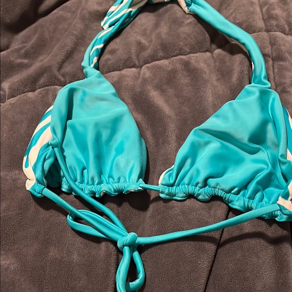 Vix teal and white Zebra Print Bikini - Picture 5 of 5